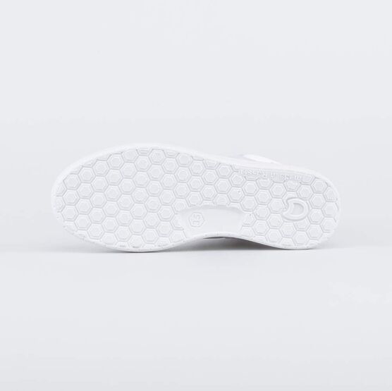 552291-13 Ботинки в кедовом стиле для девочки бел-сир фото №3