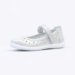 332135-23 Туфли-балетки для девочки для девочки серебристый