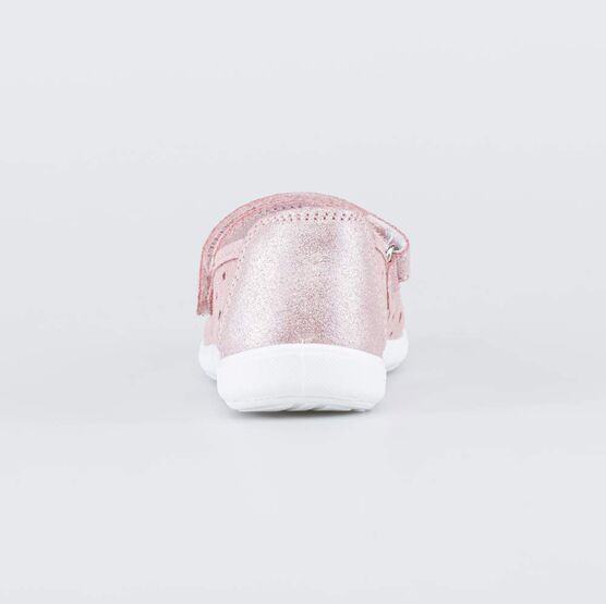 532234-28 Туфли-балетки для девочки кожаные для девочки розовый фото №5