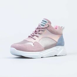 652182-12 Ботинки для девочки роз-гол