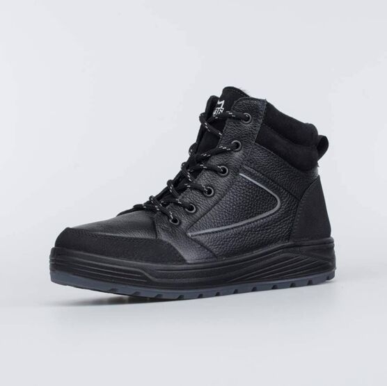 752206-52 Ботинки для мальчика зимние для мальчики черный