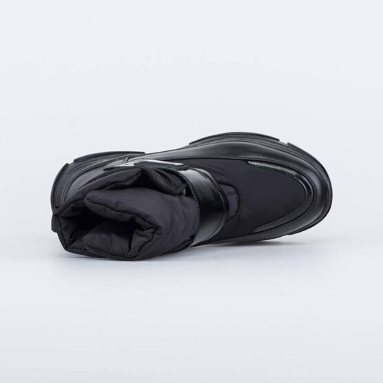 654059-41 Сапожки-дутики для девочки для девочки черный фото №4