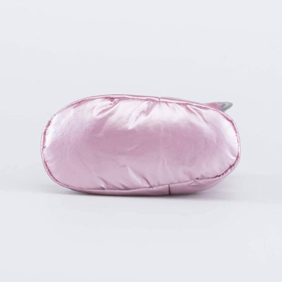 001107-42 Теплые меховые пинетки для девочки розовый фото №3