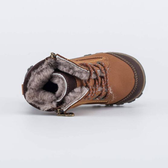 352305-52 Зимние ботинки для мальчика для мальчики коричневый фото №4