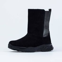 562062-43 Зимние сапожки для девочки для девочки черный