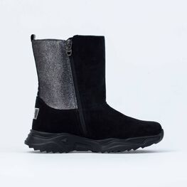 562062-43 Зимние сапожки для девочки для девочки черный фото №2