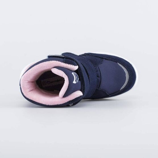 654836-41 Мембранные ботинки SoftShell для девочки синий фото №4