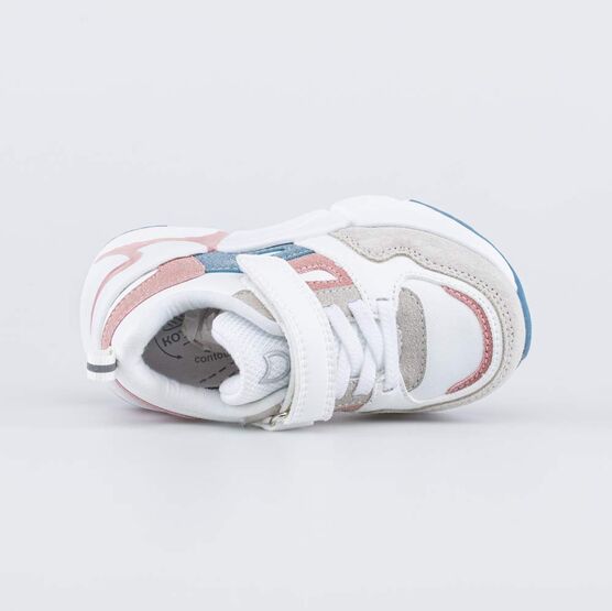 344284-71 Кроссовки для девочки Контраст для девочки белый фото №4