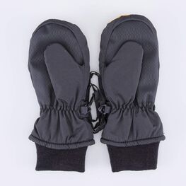 07721145-40 Варежки утепленные Тигренок для мальчики черный фото №2