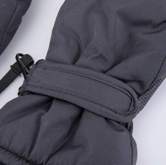 07721145-40 Варежки утепленные Тигренок для мальчики черный фото №3