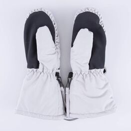 07821135-40 Варежки утепленные Лисичка для девочки светло-серый фото №2