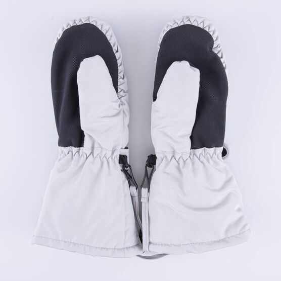 07821135-40 Варежки утепленные Лисичка для девочки светло-серый фото №2