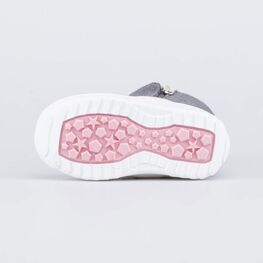 167070-42 Валенки на молнии Спящая Лама для девочки сер-роз фото №3