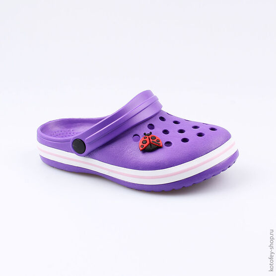 03014001-40 Украшение для обуви Божья Коровка красная для универсальные красный фото №3