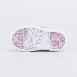 054008-71 Ботинки для первых шагов Львенок для девочки белый + сиреневый фото №3