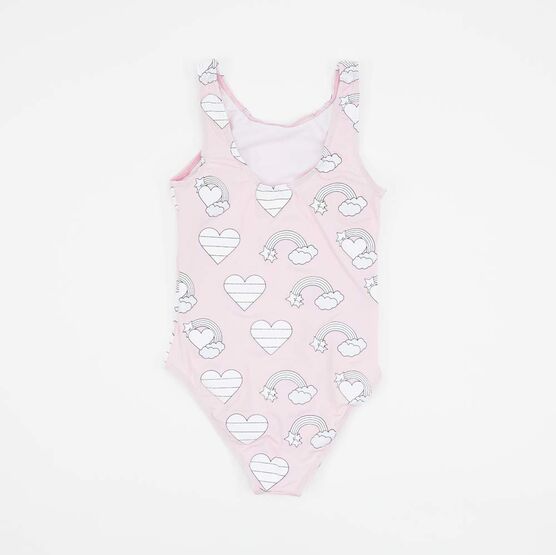 07852030-41 Купальник для девочки розовый для девочки розовый фото №2
