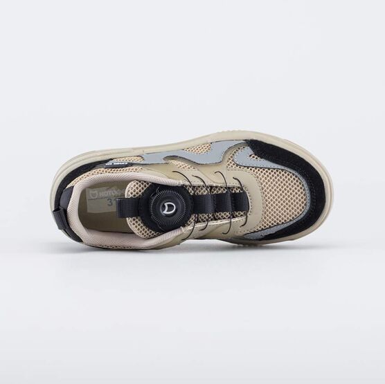 644511-12 Бежевые кроссовки для мальчика для мальчики бежевый + серый фото №4