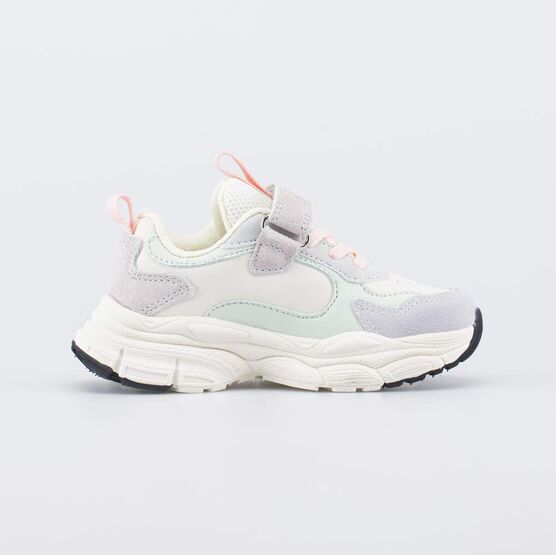 644490-72 Подростковые кроссовки для девочки для девочки сер-роз фото №2