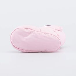 001117-46 Теплые меховые пинетки на липучке для девочки розовый фото №3