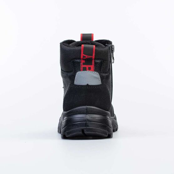 752201-31 Утепленные ботинки для мальчика черный для мальчики черный фото №5