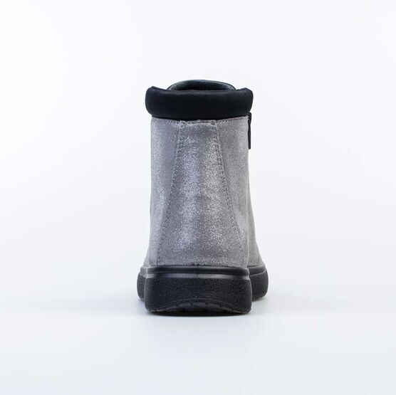 752202-22 Ботинки для девочки срб-чер фото №5