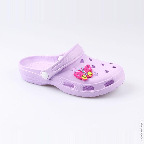 03014005-40 Украшение для обуви Бабочка фуксия для девочки фуксия фото №2