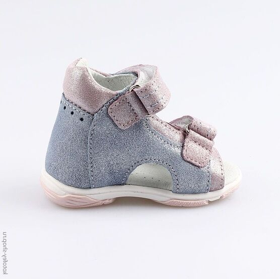 022099-26 Туфли летние для девочки гол-роз фото №2
