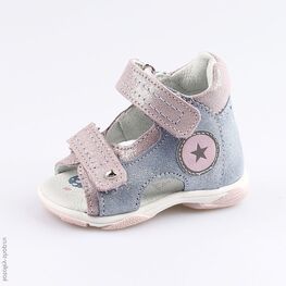 022099-26 Туфли летние для девочки гол-роз