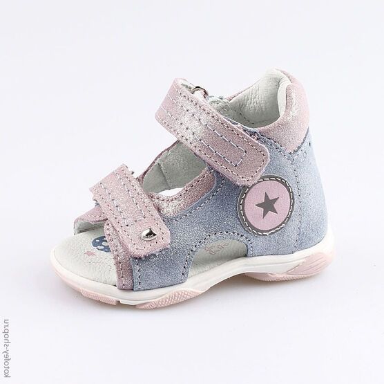 022099-26 Туфли летние для девочки гол-роз