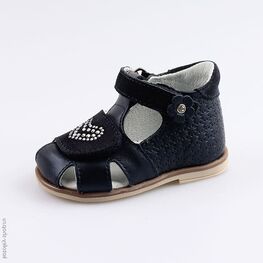 022109-23 Туфли летние для девочки светло-синий