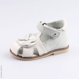 122150-22 Босоножки для девочки бел-срб