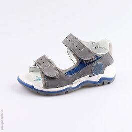 422065-21 Сандалии для мальчики сер-син