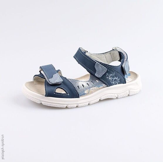 522113-23 Босоножки для девочки син-гол
