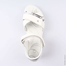 522138-21 Босоножки для девочки белый фото №4