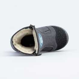 367128-41 Валенки детские Белый котик для мальчики серый фото №4