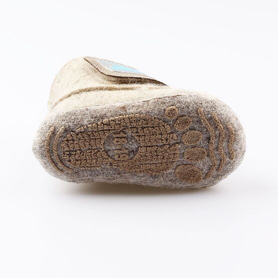 007011-43 Пинетки- валенки Вертолет для мальчики серый фото №3