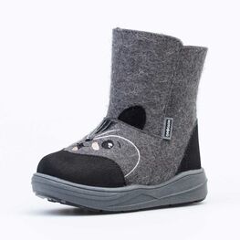 367129-41 Валенки на молнии Котенок для универсальные серый