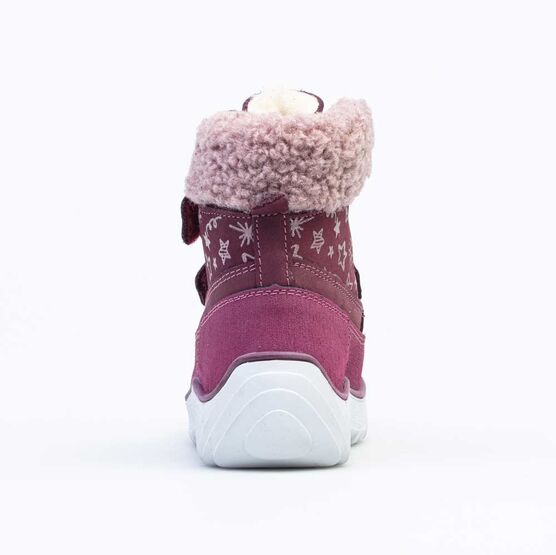 352306-42 Сапожки для девочки бордовый фото №5