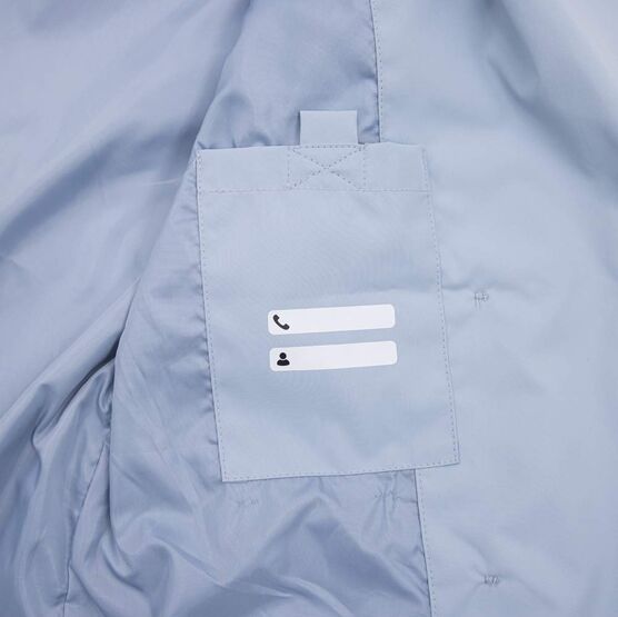 07806001-40 Плащ для девочки голубой для девочки голубой фото №4