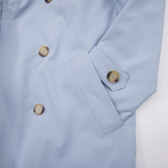 07806001-40 Плащ для девочки голубой для девочки голубой фото №5