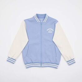 07808001-40 Бомбер для девочки для девочки голубой