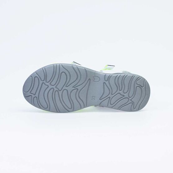 622505-22 Босоножки для девочки для девочки срб-жел фото №3