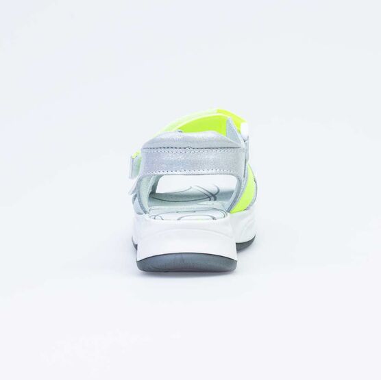 622505-22 Босоножки для девочки для девочки срб-жел фото №5