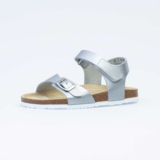 622504-23 Босоножки для девочки серебрист.
