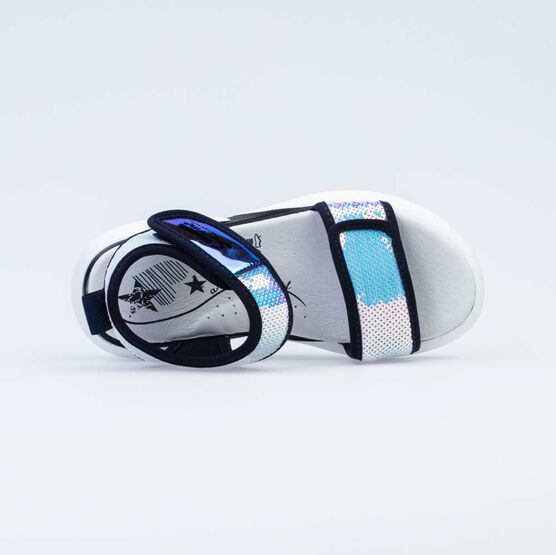 521046-72 Босоножки для девочки чер-срб фото №4