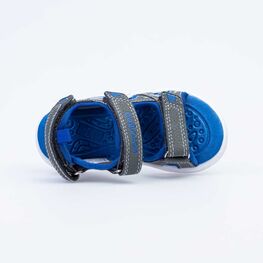 324021-13 Пляжная обувь с LED-подсветкой для мальчики сер-син фото №4