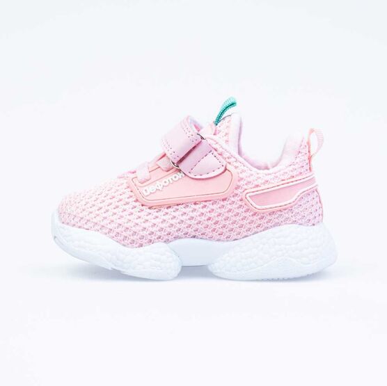 144142-71 Кроссовки из вязаного текстиля для девочки розовый фото №2