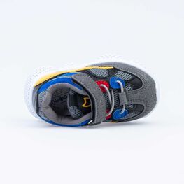 144147-72 Кроссовки для мальчики сер-цве фото №4