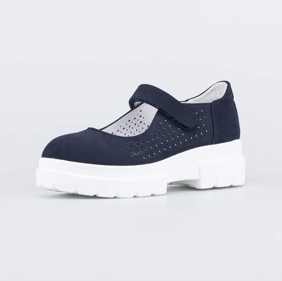 733014-22 Синие туфли для девочки для девочки синий