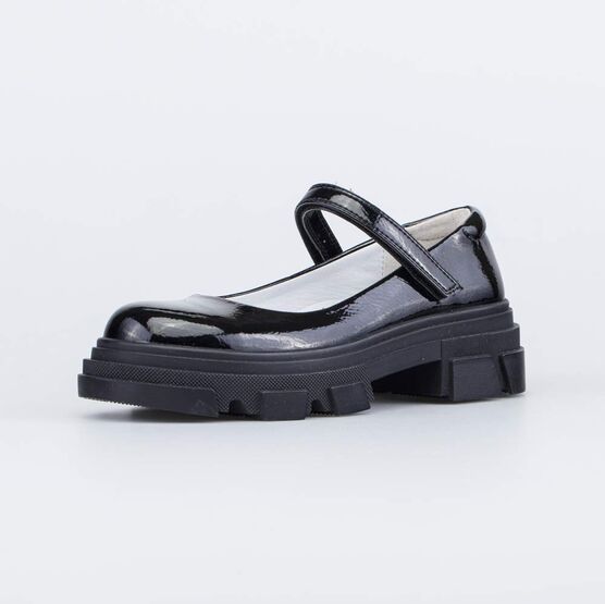 Чёрные туфли для школы для девочки цвет черный купить за 3090 винтернет-магазине Котофей с доставкой: цена, фото,отзывы